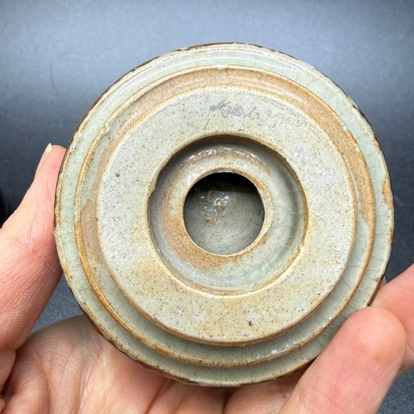 VTG Otagiri SomaWare Somayaki MCM Japan Tea Pot Set Green 6 Cups Golden Horse - Picture 16 of 16